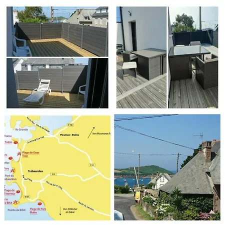 Ty Sam Beau T2, Terrasse Vue Lejlighed Trébeurden